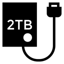 Hdd, harddisk, drive, Device, Harddrive, storage, technology Black icon