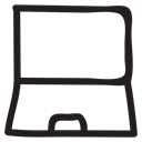 Macbook, computing, Device, Notebook, wireless, Laptop, Connection Black icon